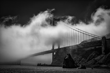 Ron Gessel - Golden Gate Bridge - from € 1695 voor € 895 (150 x 100 cm)