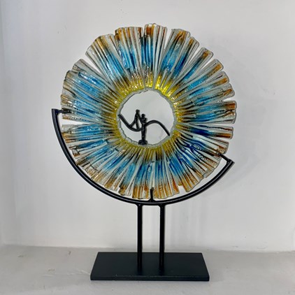 Anny Meuleners - Glaskunst (1) (30 x 42 cm) - Verkauft