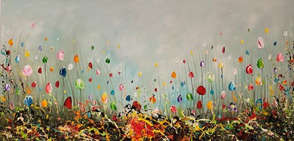 Gena -Dream Flowers (140 x 70 cm) - Sold