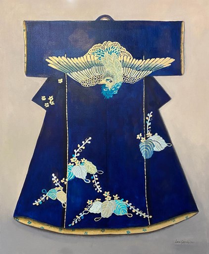 Loes Geominy - Blue Crane (90 x 110 cm) - €1750